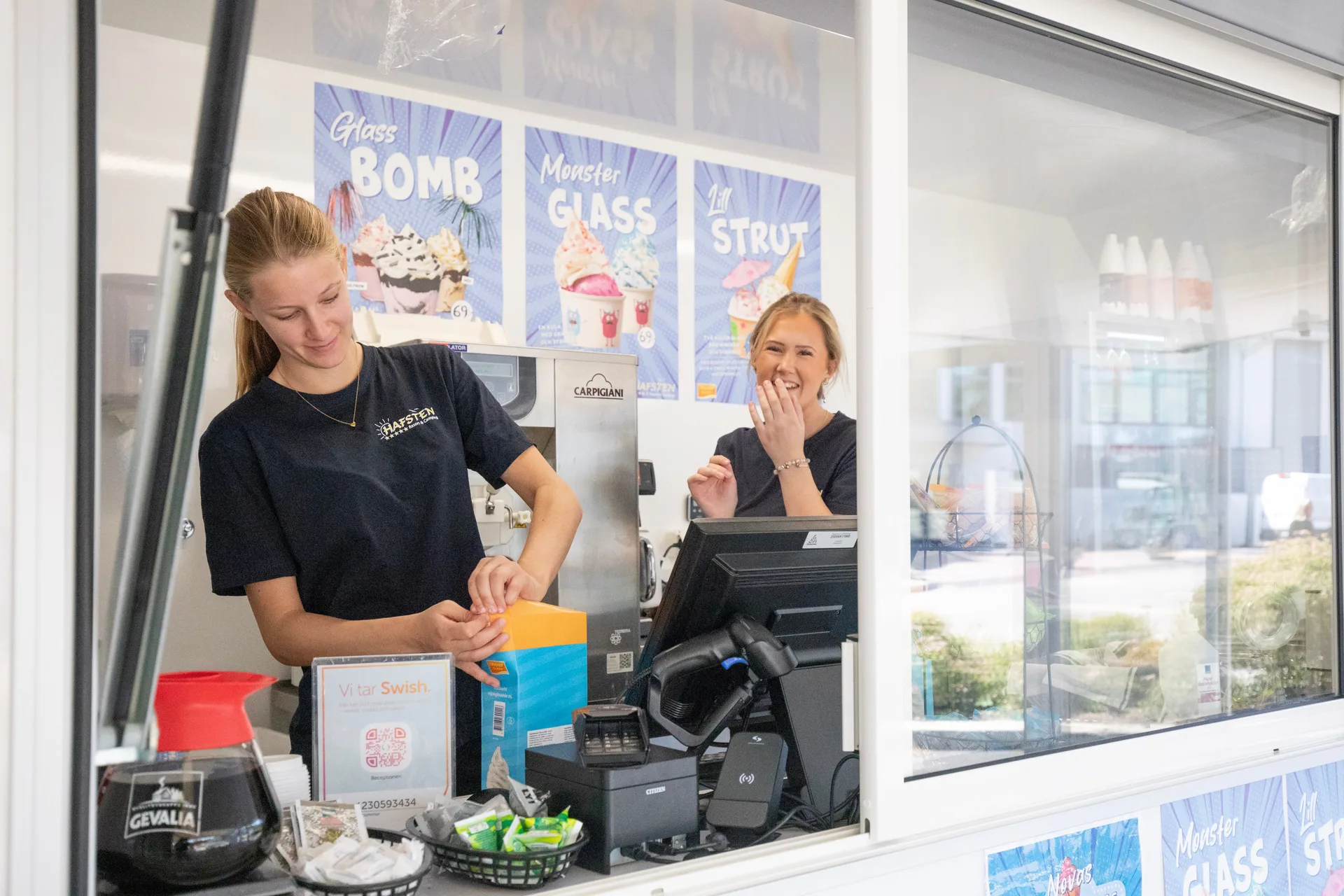 Frans Hamburgerbar & Novas Glassterrass